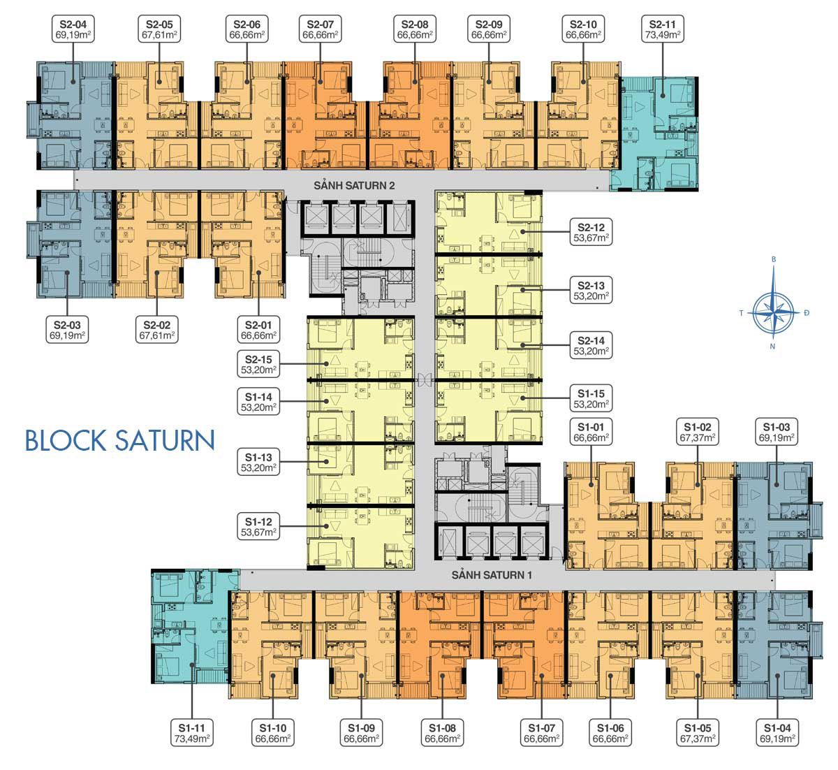 Mặt bằng Q7 SaiGon Riverside