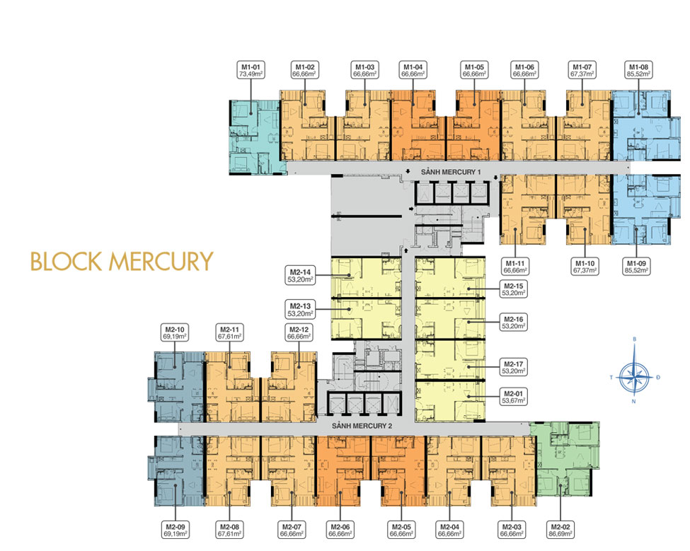 Mặt bằng Q7 SaiGon Riverside