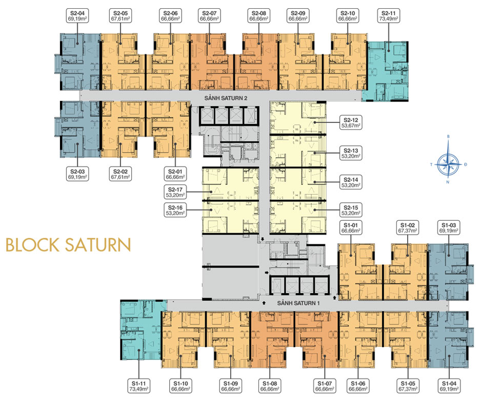 Mặt bằng Q7 SaiGon Riverside