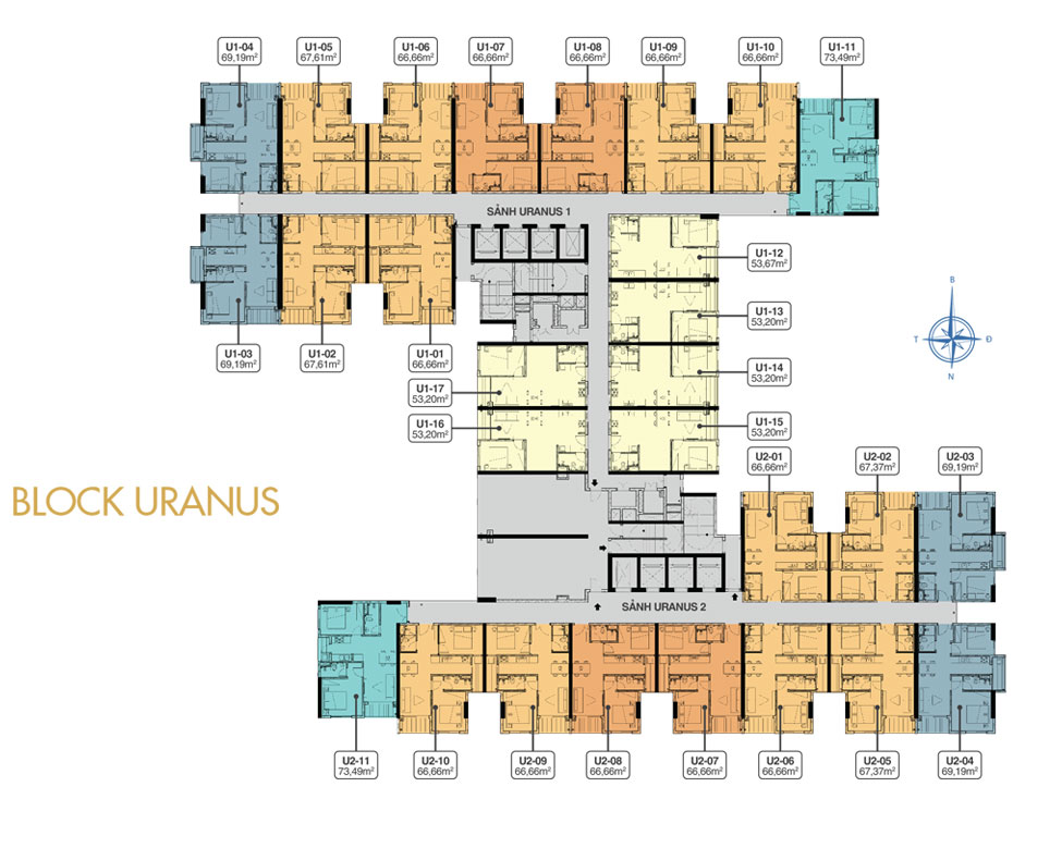 Mặt bằng Q7 SaiGon Riverside