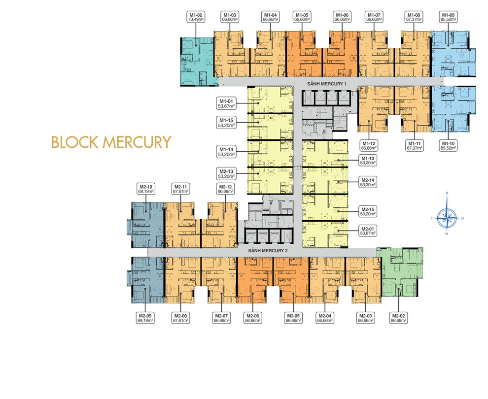 Mặt bằng Q7 SaiGon Riverside