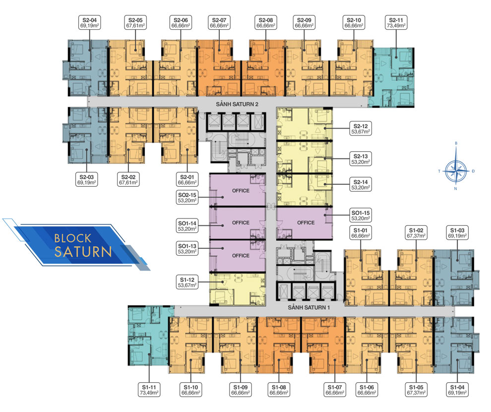 Mặt bằng Q7 SaiGon Riverside