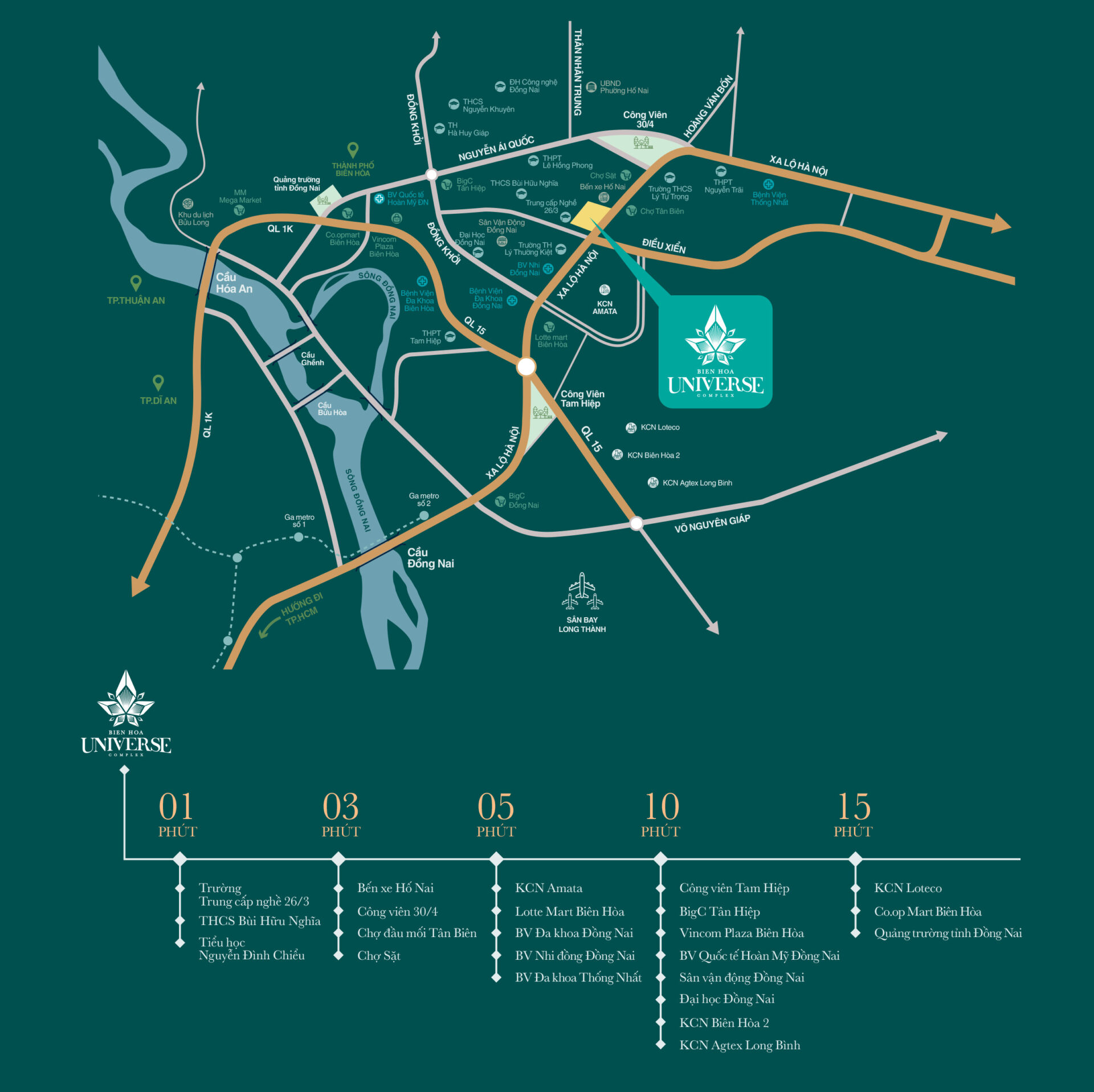 Vị trí Biên Hòa Universe Complex