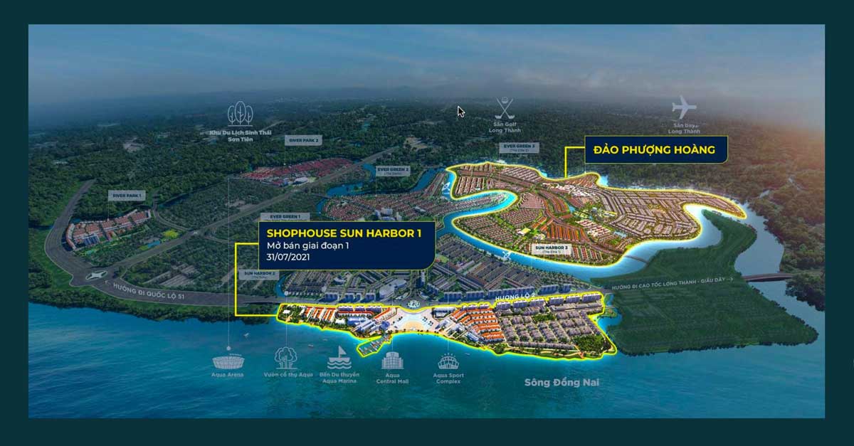 Aqua City Novaland Mặt Bằng chi tiết