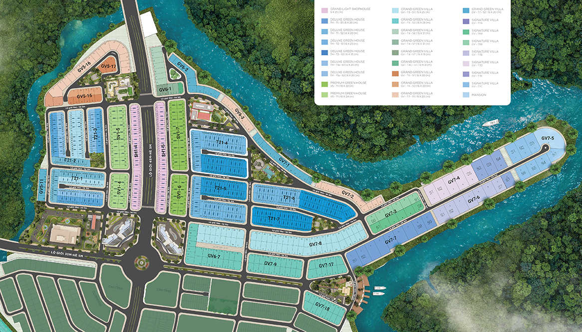 Mặt Bằng Chi Tiết AQUA CITY ĐỒNG NAI