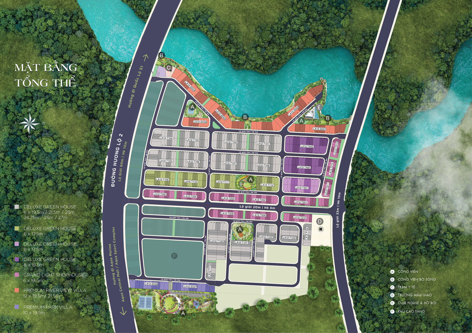 Mặt Bằng Chi Tiết AQUA CITY ĐỒNG NAI