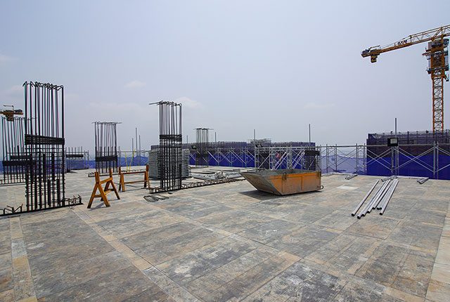 Thi công cốp pha sàn 32 Block Venus