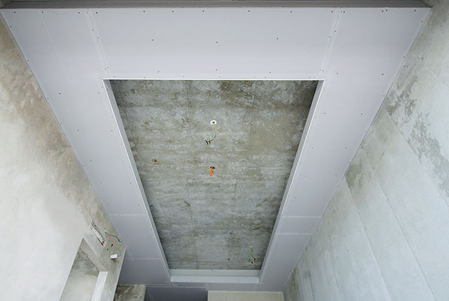 Thi công trần thạch cao từ tầng 5 đến tầng 10 Block Mercura và Block Uranus