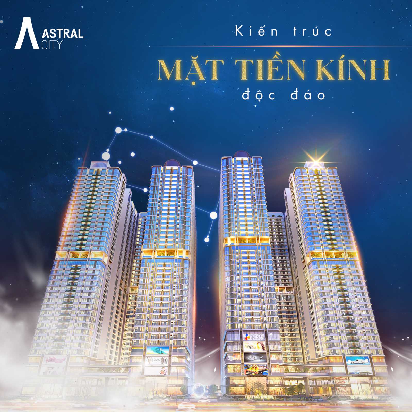 Điểm nhấn độc nhất trong kiến trúc căn hộ Astral City