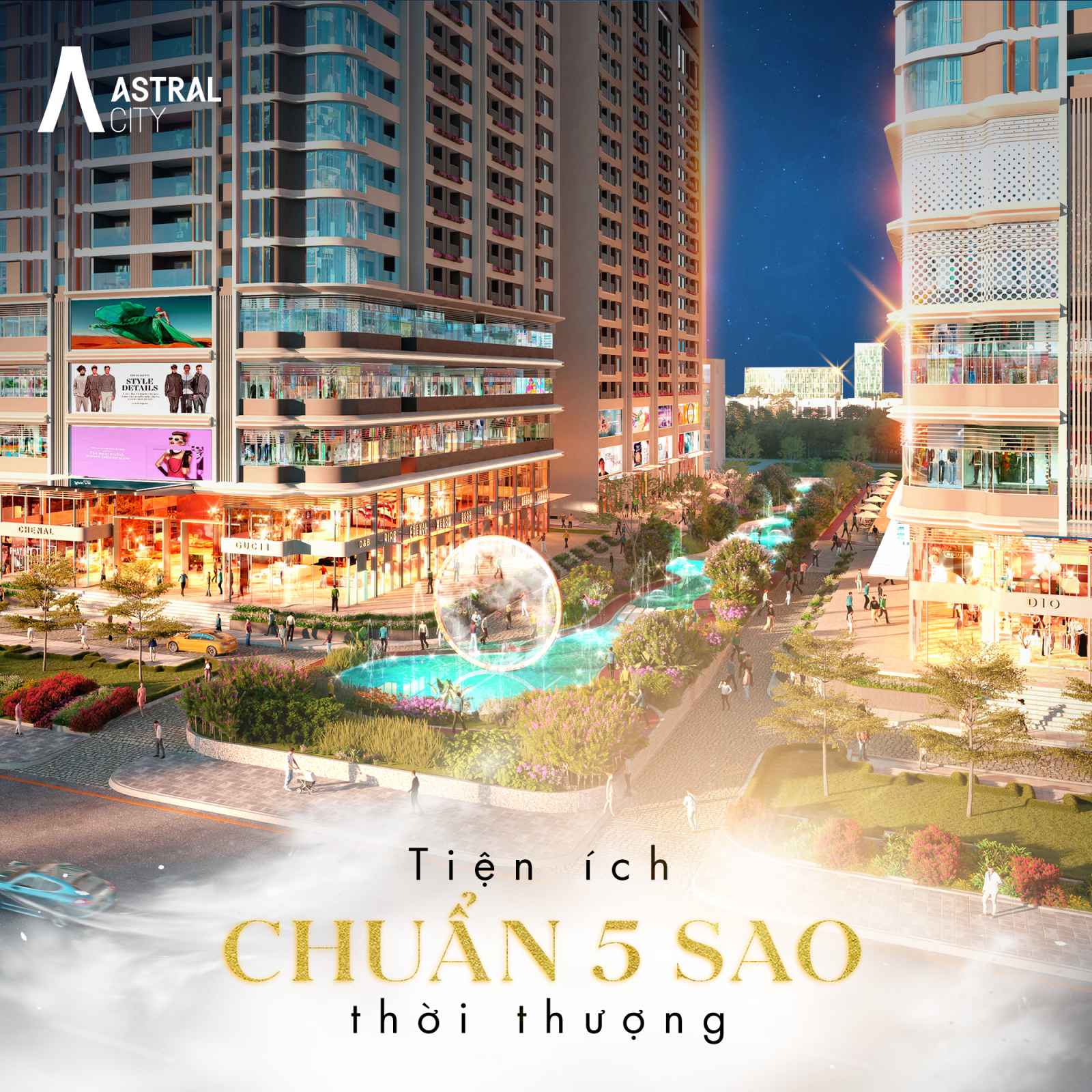 Điểm nhấn độc nhất trong kiến trúc căn hộ Astral City