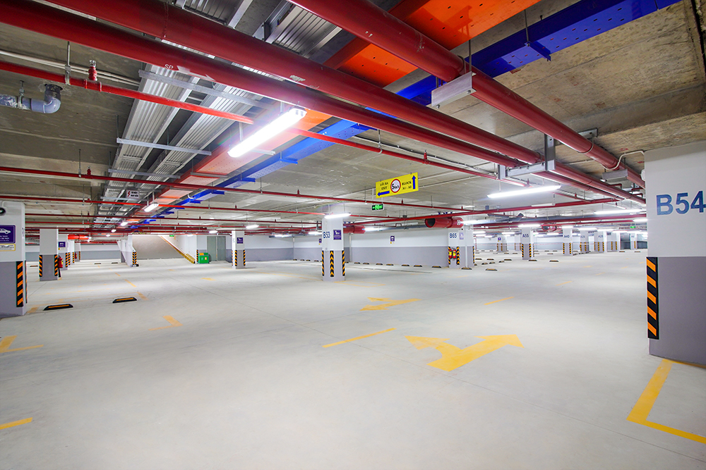 Hệ thống hầm giữ xe Q7 Boulevard