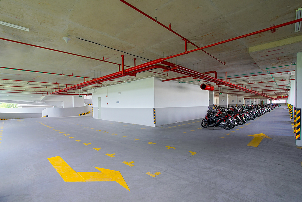 Hệ thống bãi giữ xe máy Lavita Charm