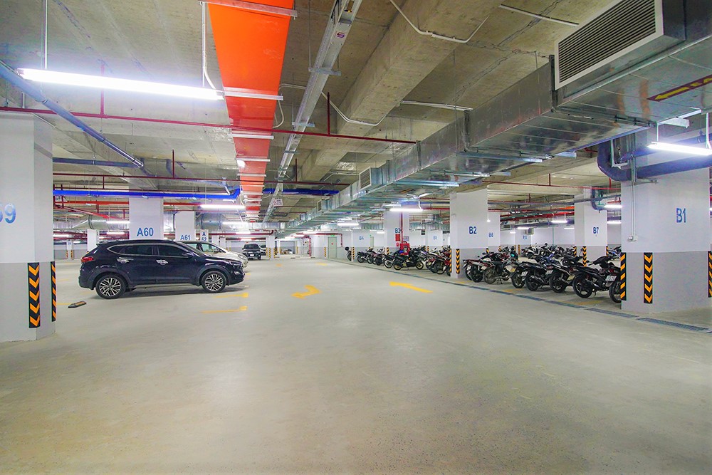 Hệ thống hầm giữ xe Lavita Charm.