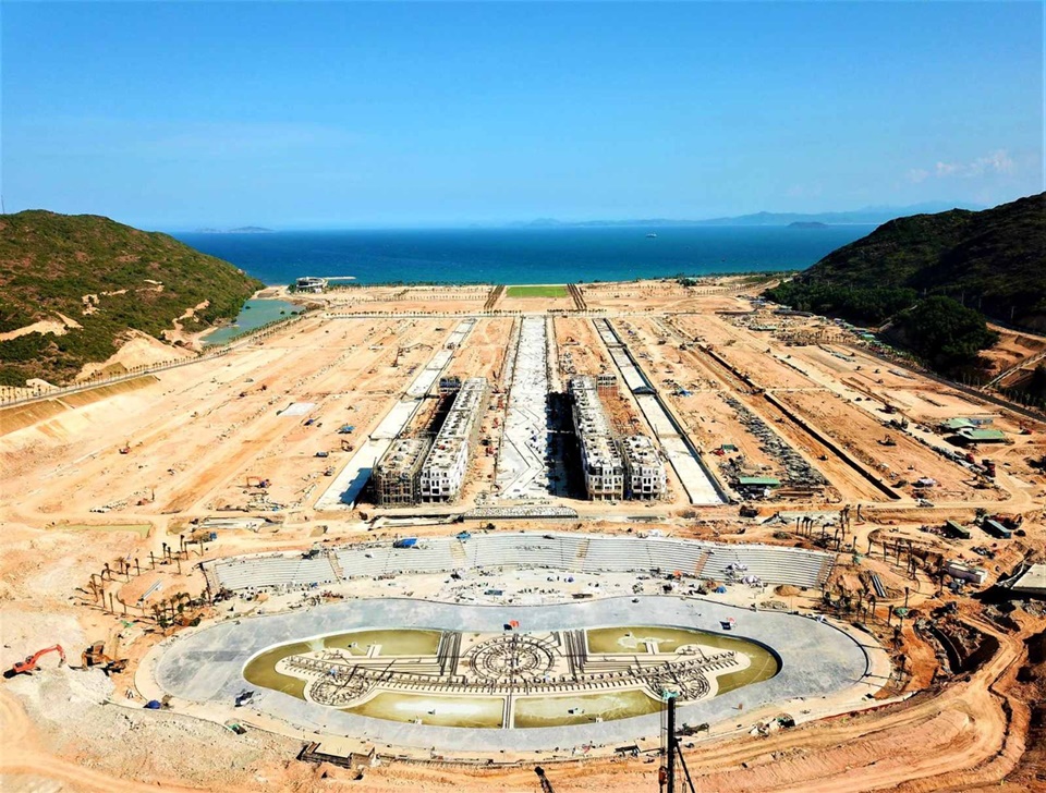 Hình ảnh thực tế tiến độ dự án Hải Giang Merry Land 06.2021