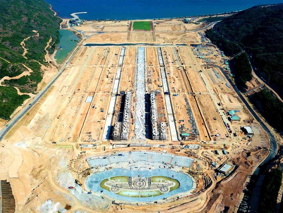 Hình ảnh thực tế tiến độ dự án Hải Giang Merry Land 06.2021