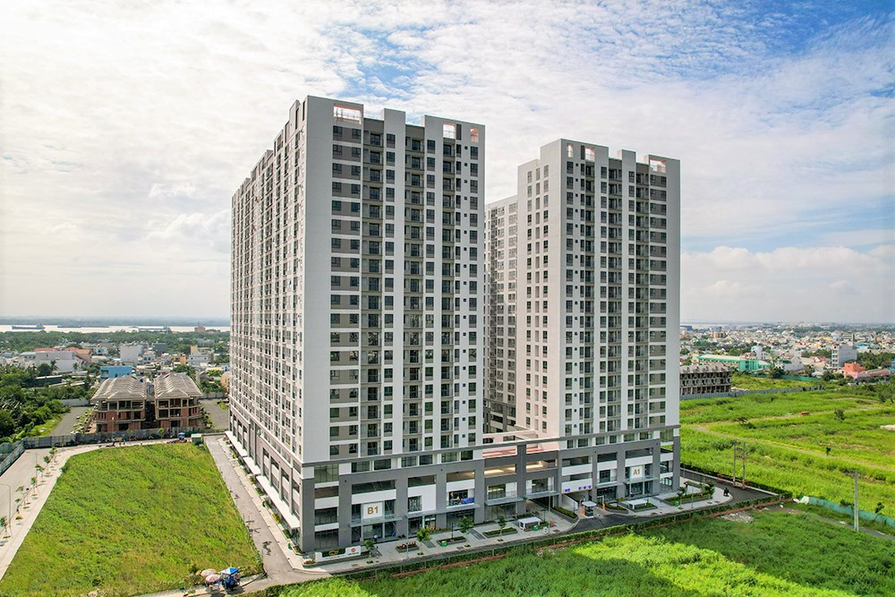 Mặt tiền khu căn hộ Q7 Boulevard
