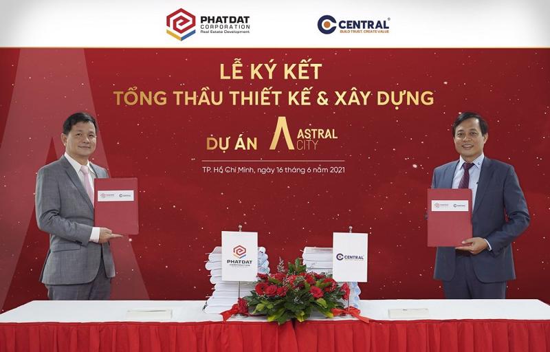 Phát Đạt hợp tác với Central xây dựng Astral City Bình Dương