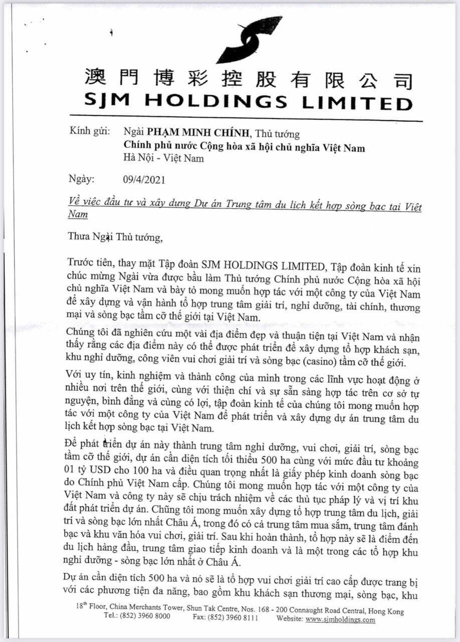 SJM Holdings đầu tư Hai Giang Merryland Quy Nhơn