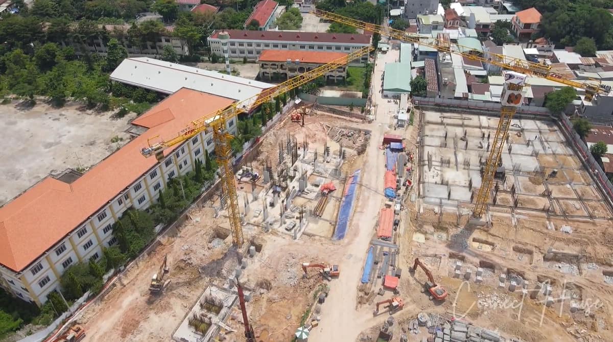 Bien Hoa Universe Complex - Hình ảnh tiến độ thực tế tháng 07.2021
