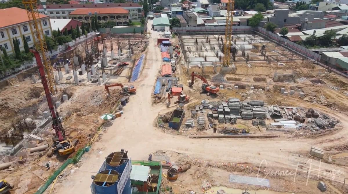 Bien Hoa Universe Complex - Hình ảnh tiến độ thực tế tháng 07.2021