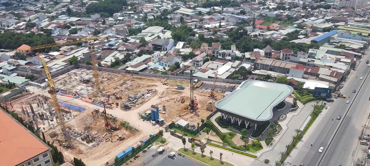 Bien Hoa Universe Complex - Hình ảnh tiến độ thực tế tháng 07.2021