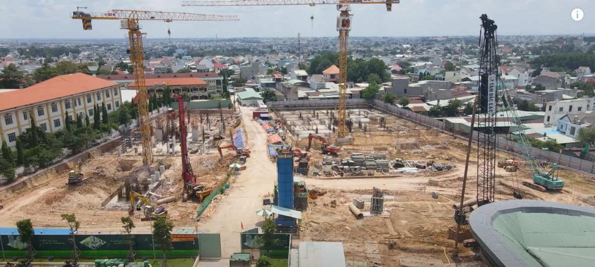 Bien Hoa Universe Complex - Hình ảnh tiến độ thực tế tháng 07.2021