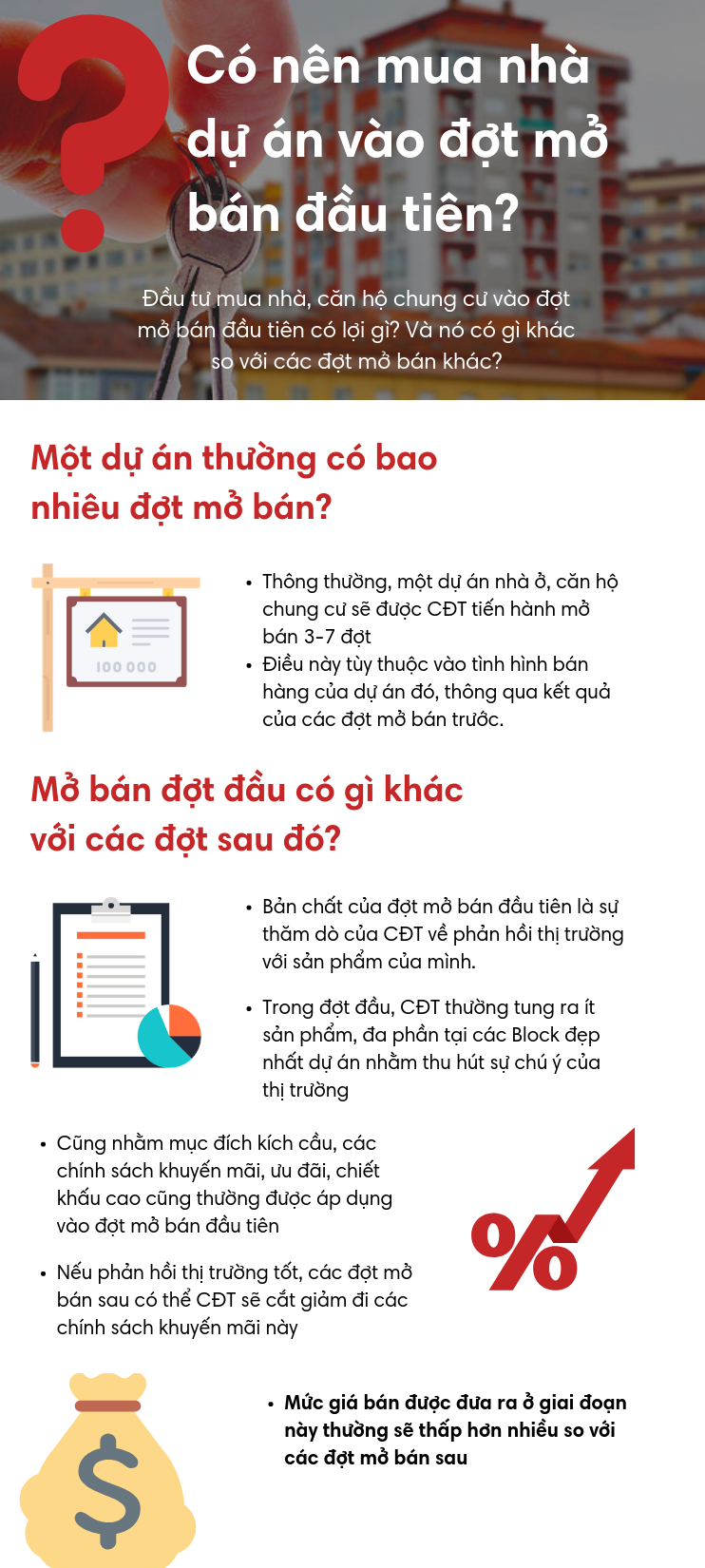 Có nên mua đầu tư dự án bất động sản ở giai đoạn đầu tiên