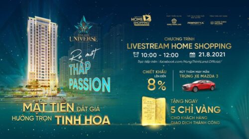 Dự án Biên Hòa Universe Complex livestream ra mắt tháp Passion