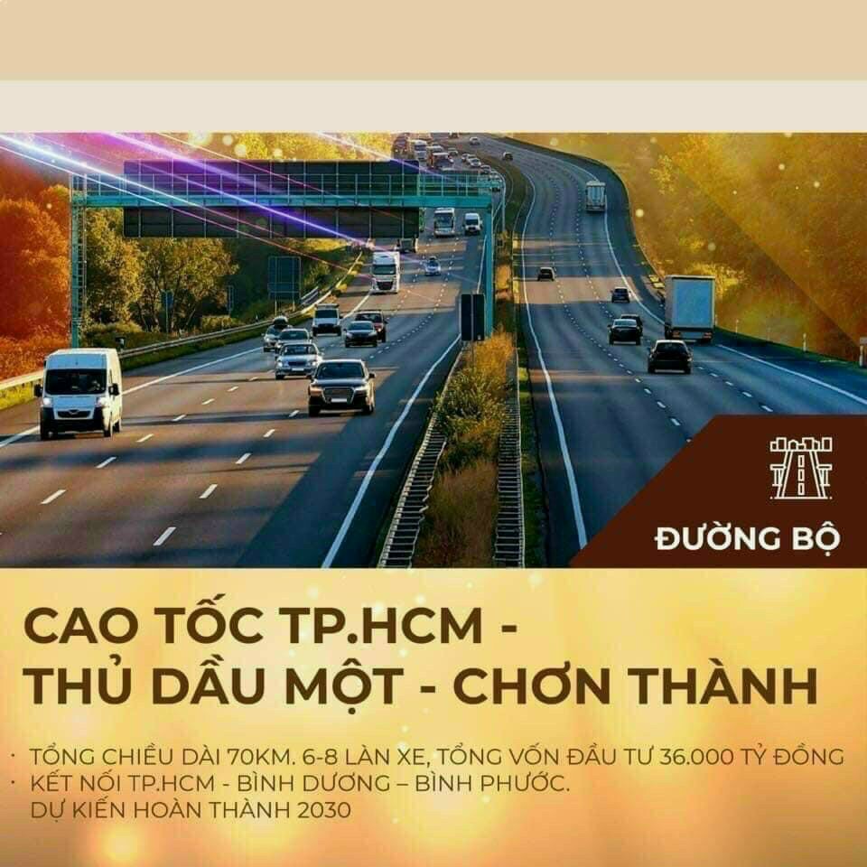 Cao Tốc Thủ dầu một - Chơn thành - Hạ tầng TPHCM – Bình Dương