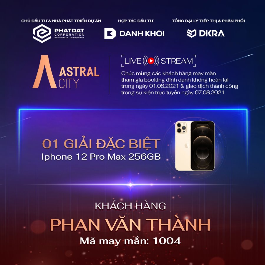 Livestream Astral City Bình Dương