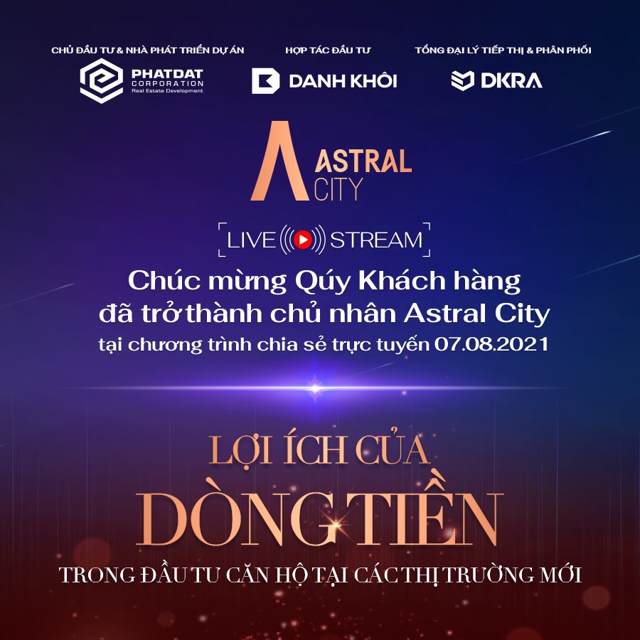 Livestream Astral City Bình Dương