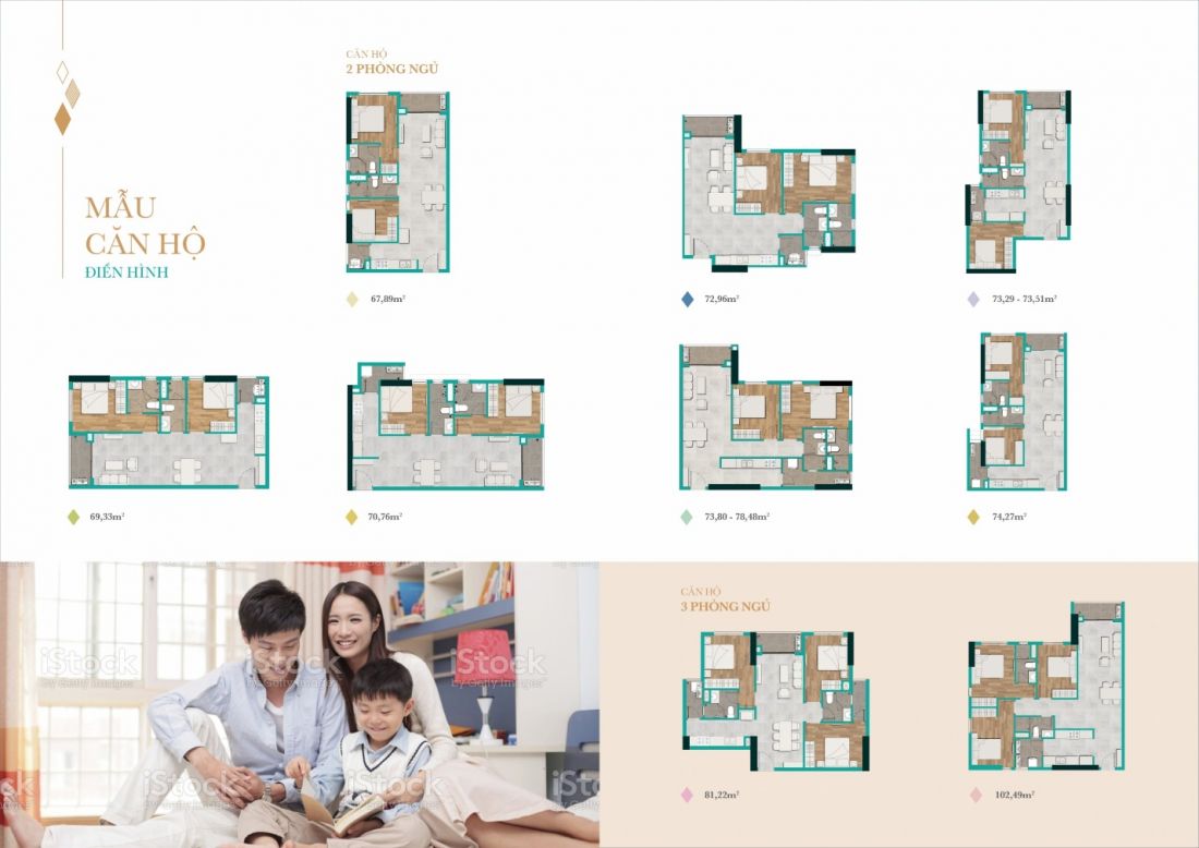 Sơ đồ căn hộ mẫu điển hình Biên Hòa Universe Complex