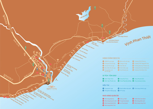 Vị trí Queen Pearl Marina Complex Gemma Land