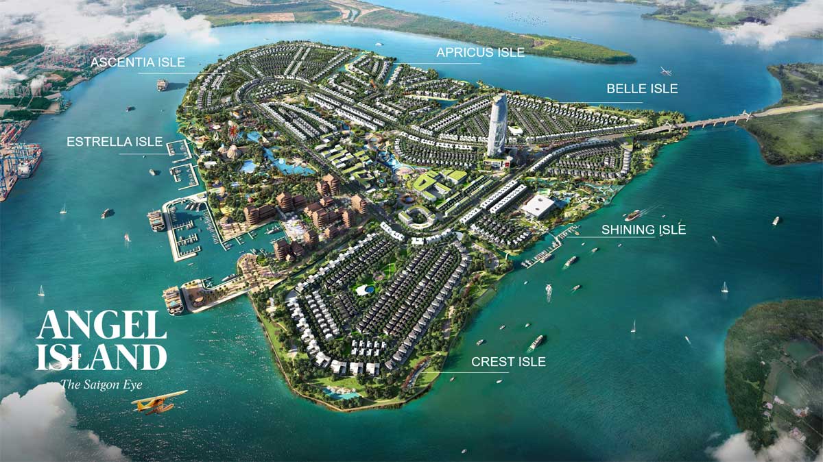 Mặt bằng Tổng thể Dự án Khu đô thị Du lịch Angel Island
