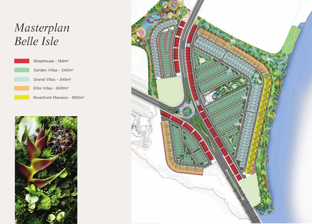 Mặt bằng Angel Island Belle Isle Gemma Land