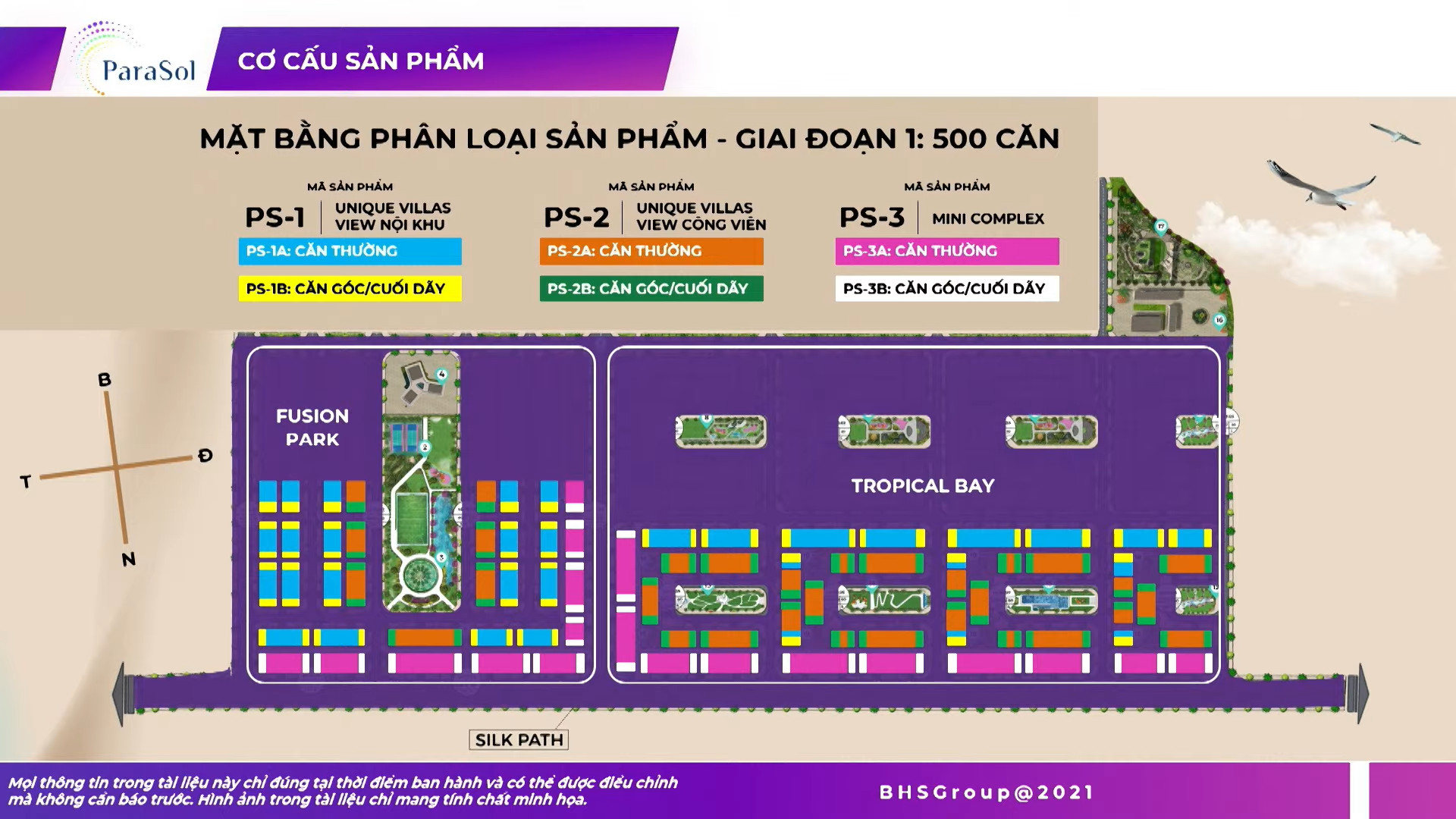 Mặt bằng sản phẩm dự án Para Sol Cam Ranh