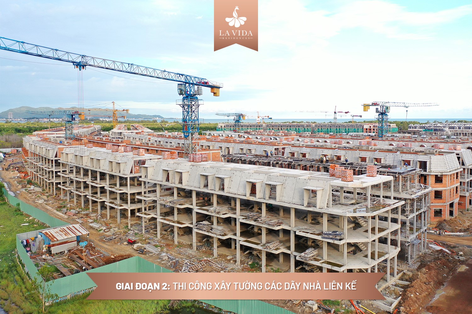 Tiến độ thi công dự án La Vida Residences Vũng Tàu Tháng 9.2021