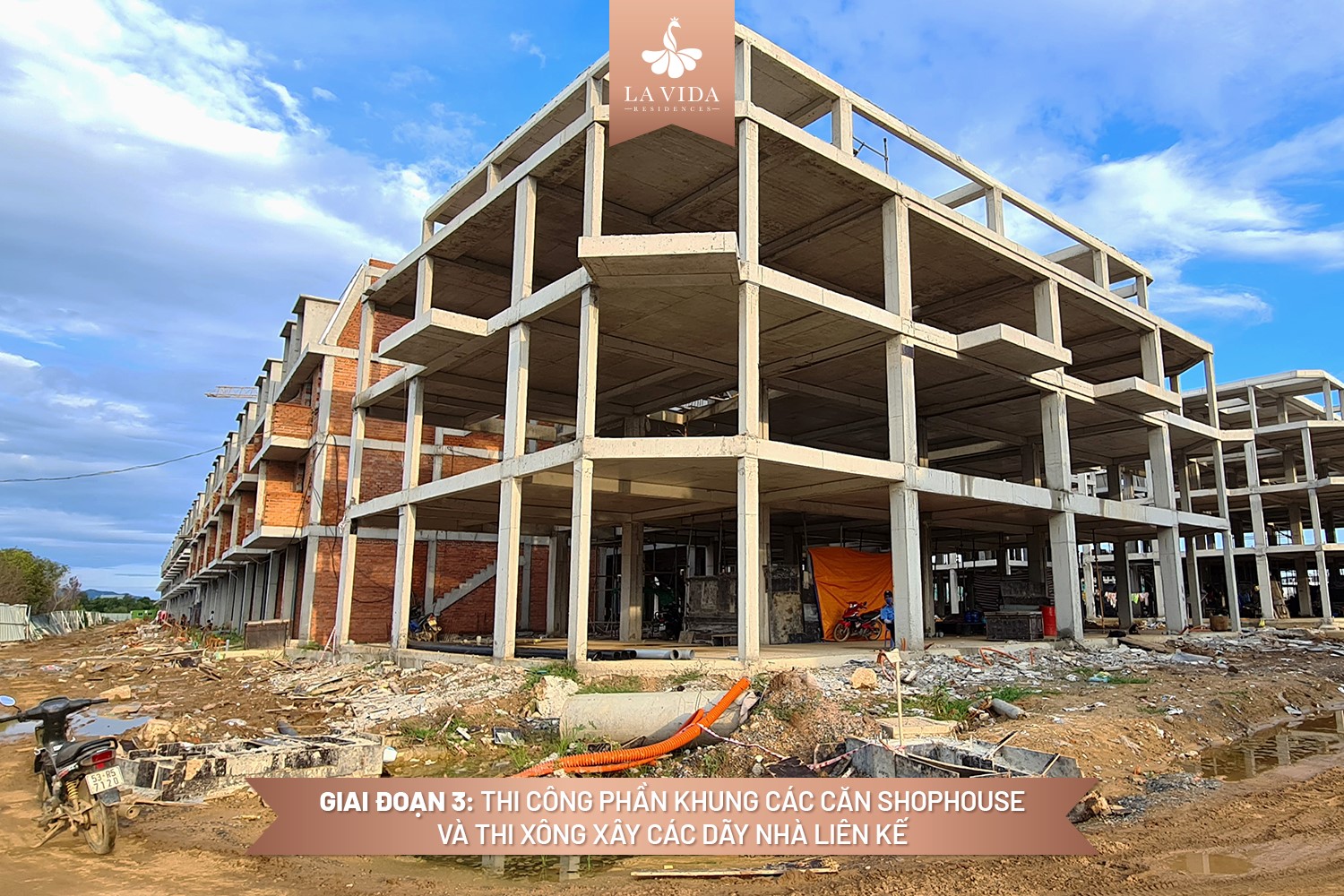 Tiến độ thi công dự án La Vida Residences Vũng Tàu Tháng 9.2021