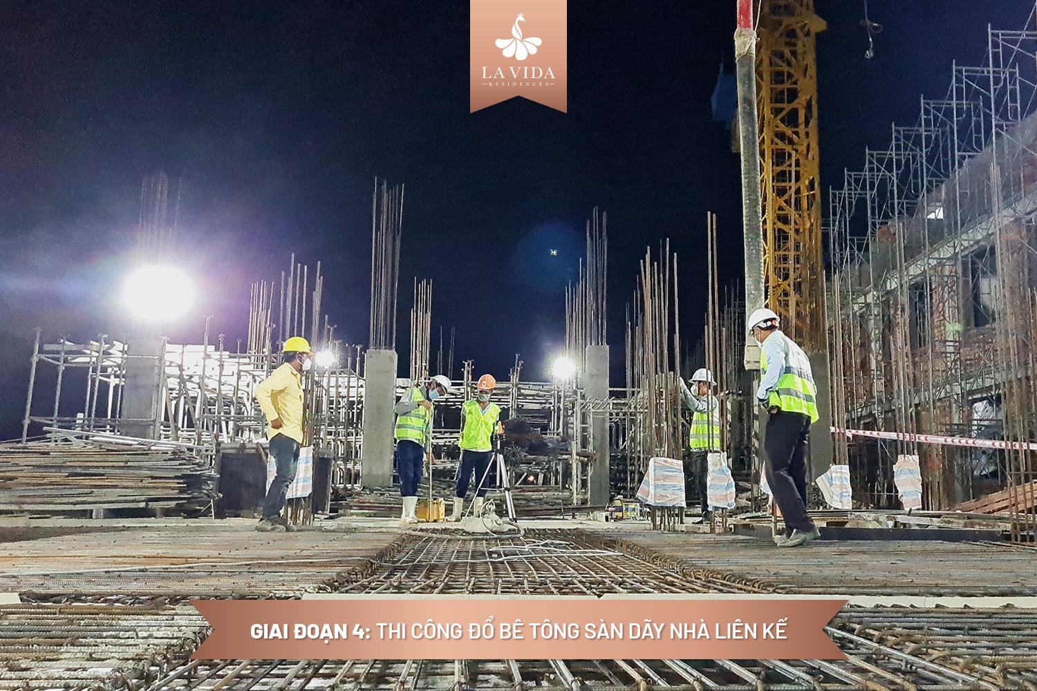 Tiến độ thi công dự án La Vida Residences Vũng Tàu Tháng 9.2021