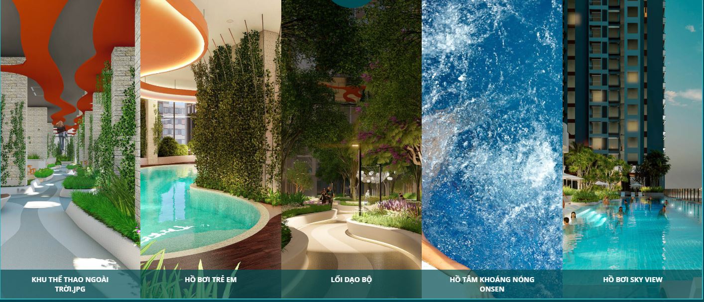 Tiện ích nội khu dự án The Peak Garden