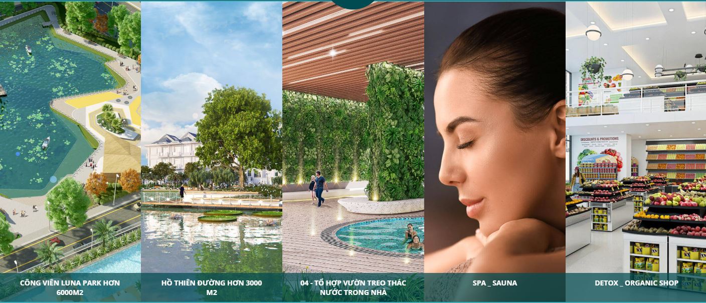 Tiện ích nội khu dự án The Peak Garden