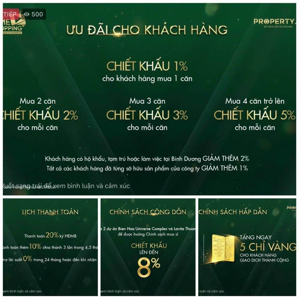 ưu đãi khi mua dự án Lavita Thuận An Bình Dương