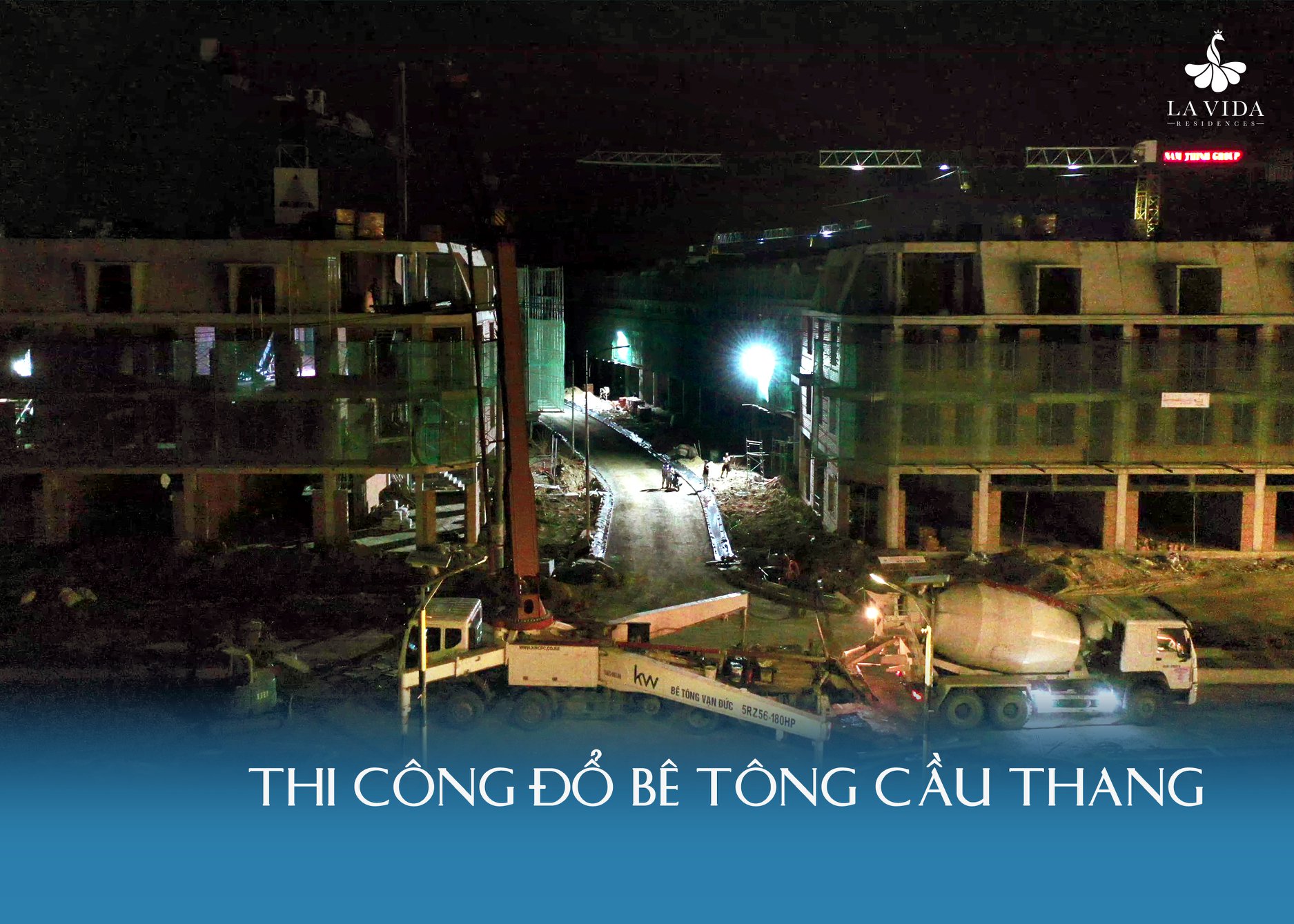 La Vida Residences Vũng Tàu thi công thần tốc ngày đêm tháng 10.2021