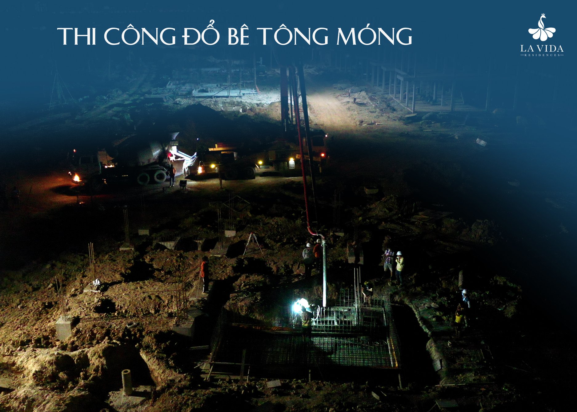 La Vida Residences Vũng Tàu thi công thần tốc ngày đêm tháng 10.2021