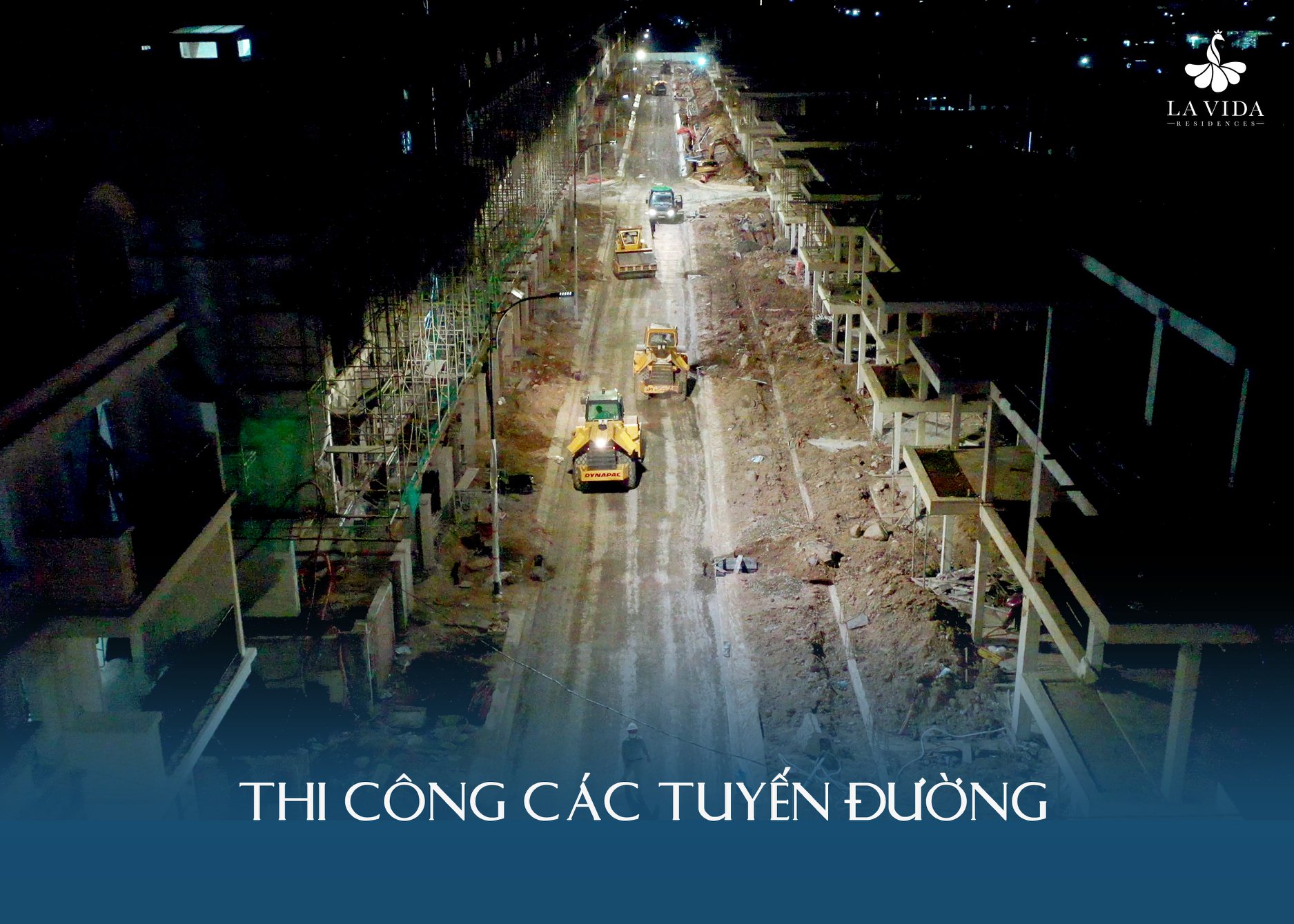 La Vida Residences Vũng Tàu thi công thần tốc ngày đêm tháng 10.2021