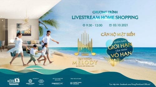 Livestream mở bán căn hộ biển Quy Nhơn Melody tháng 10.2021