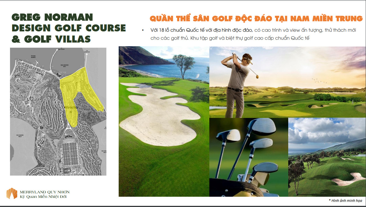 Golf villas tại Merry Land Quy Nhơn