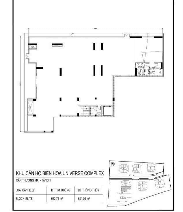 Bán và cho thuê siêu thị mini Shop House dự án Biên Hoà Universe Complex