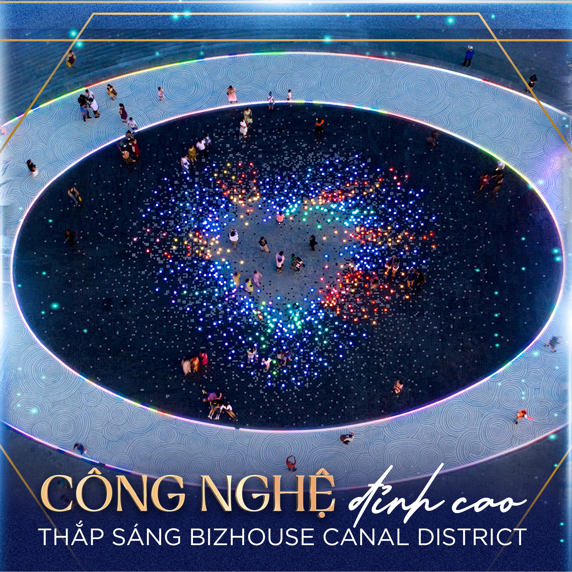 Bizhouse Canal District nơi ánh sáng nâng tầm kỳ quan Merryland Quy Nhơn