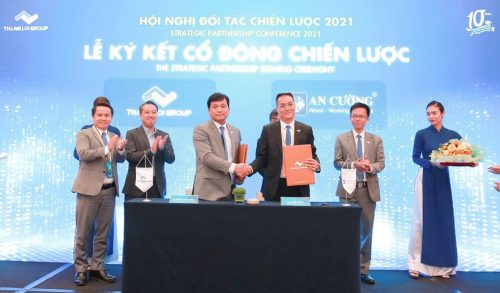 Lễ ký kết hợp tác giữa Tập đoàn Thắng Lợi và Công ty CP Gỗ An Cường